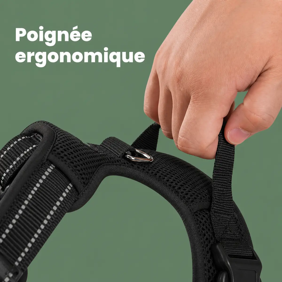 Poignée dorsale ergonomique du harnais Premium HP5652